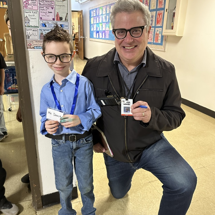students dressed as teachers