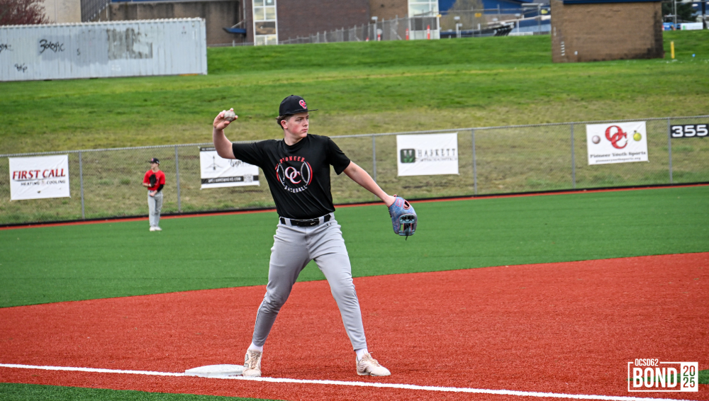 OCHS Varsity Baseball Ribbon Cutting, Baseball players, school staff, and bond teams were present