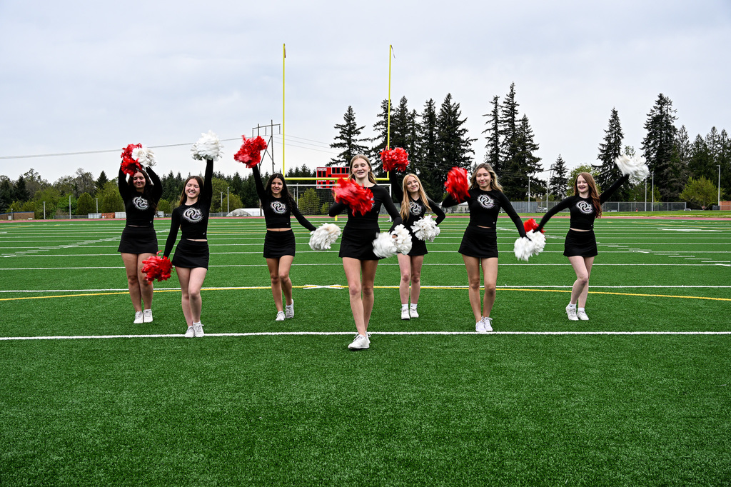OCHS Cheer on new turf field