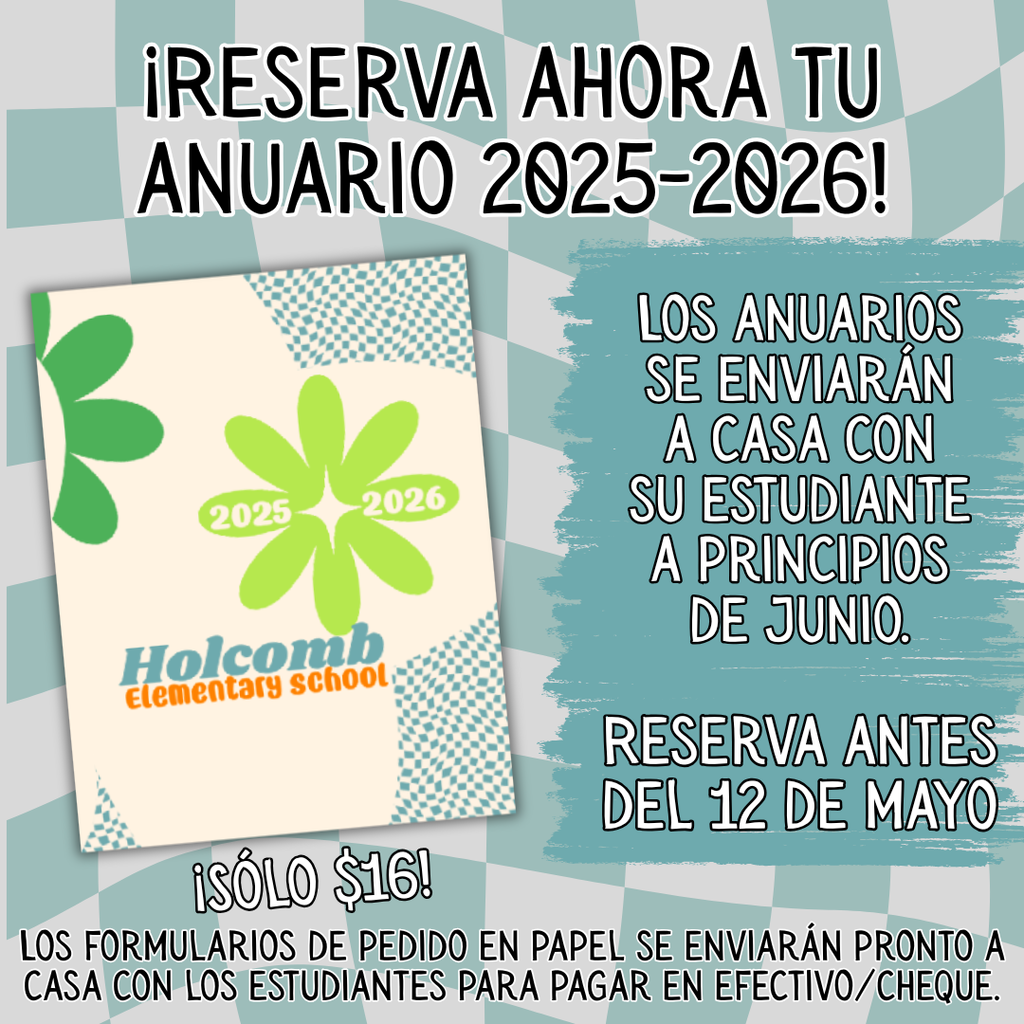 Pre-order your yearbook - Spanish