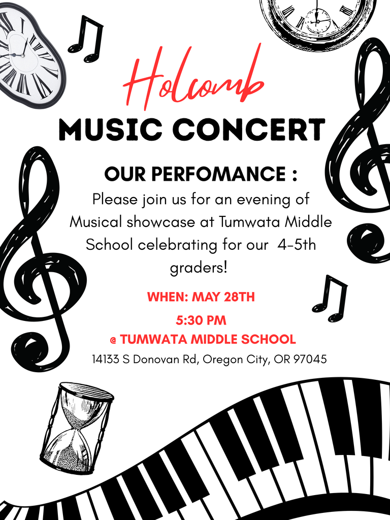 Holcomb Music Performance for 4th - 5th grade