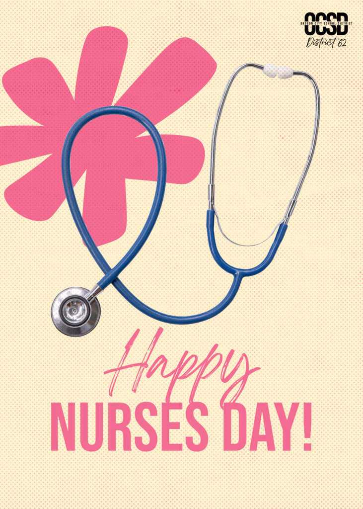 Happy Nurses day with a stethoscope