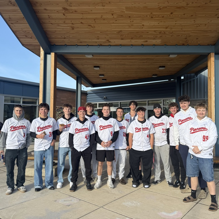 OCHS Baseball team greets students 