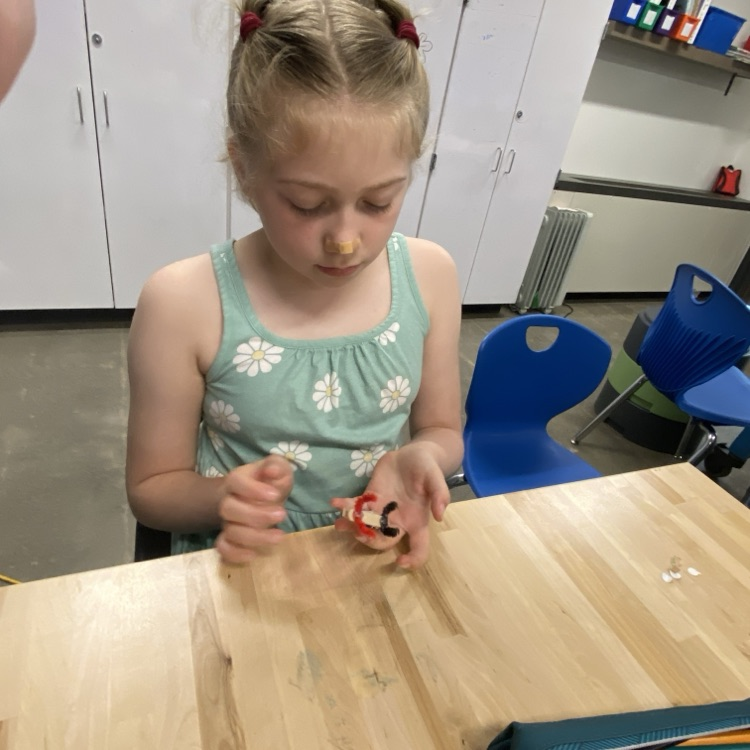 CAIS HS Robotics Team taught 4th graders how to make BugBots!