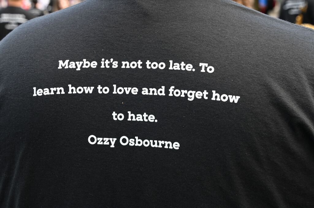 Maybe it's not too late to learn how to love and forget how to hate. Ozzy Osbourne