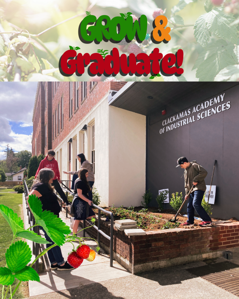 🍓🎓 Grow & Graduate! ☀️ Ms. Treadwell's Agricultural Science students are growing berries in front of the building, and today we're celebrating our graduates! Congratulations, Class of 2026! 🎉