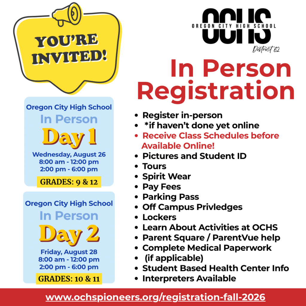 in person registration