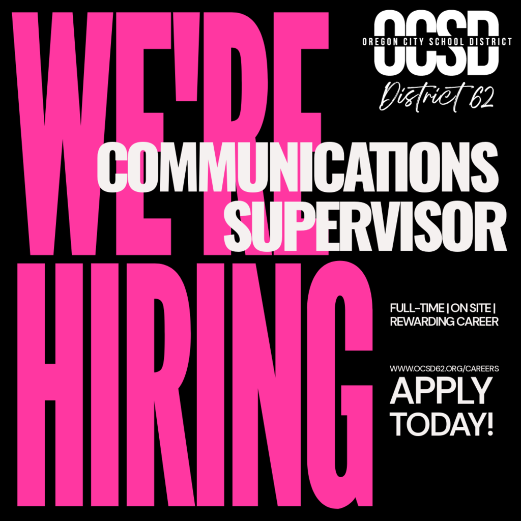 We're Hiring - Communications Supervisor - Full-time | On Site | Rewarding Career - Apply Today! - www.ocsd62.org/careers