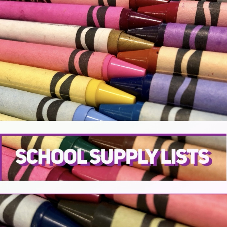school supply lists