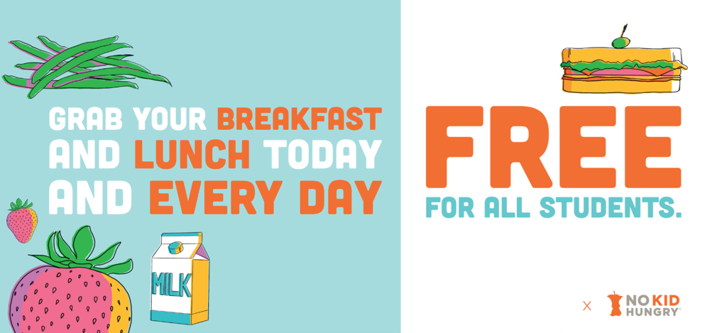 Free breakfast and lunch for all students