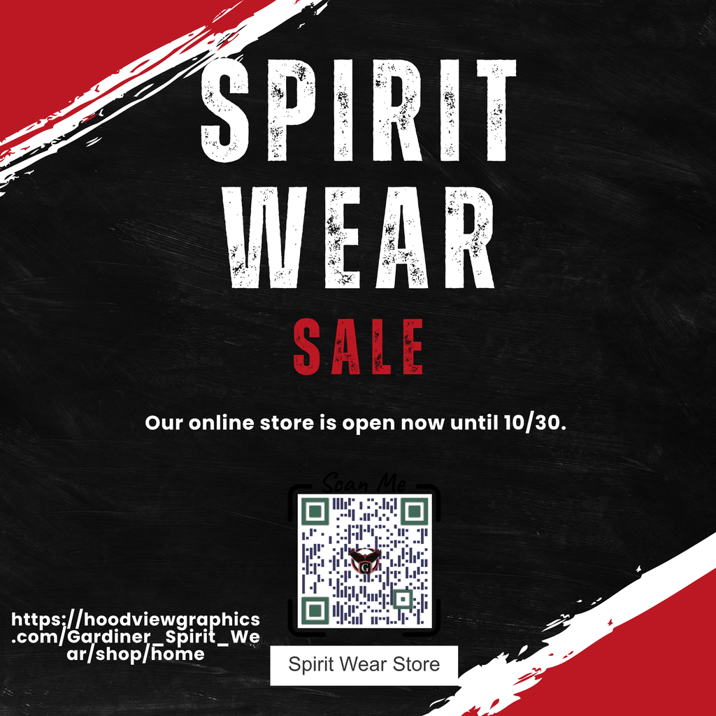 Spirit Wear Sale Our online store is open now until 10/30