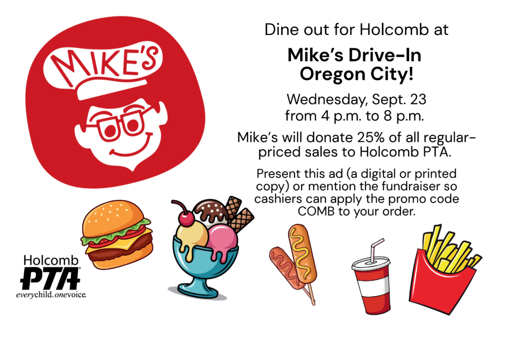 Mike's Drive-In Fundraiser flyer