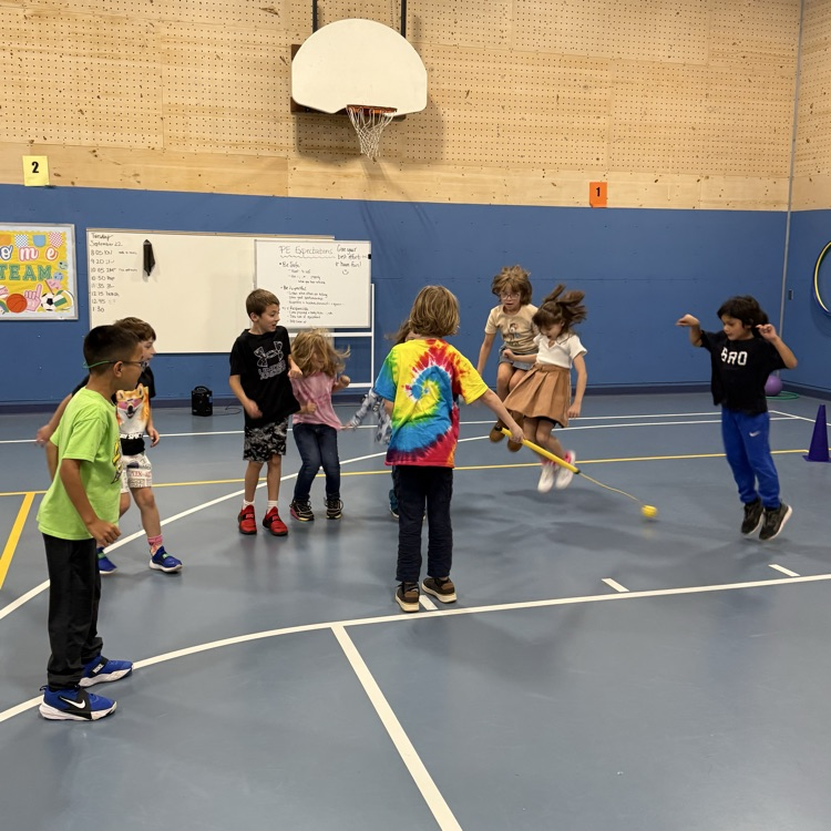 Students learn the recess rules in PE.