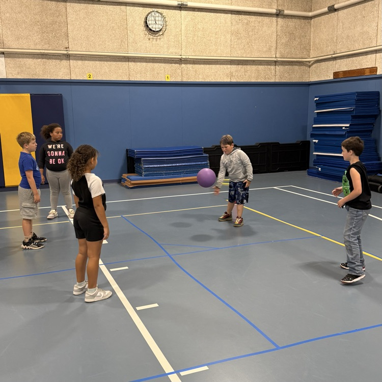 Students learn the recess rules in PE.