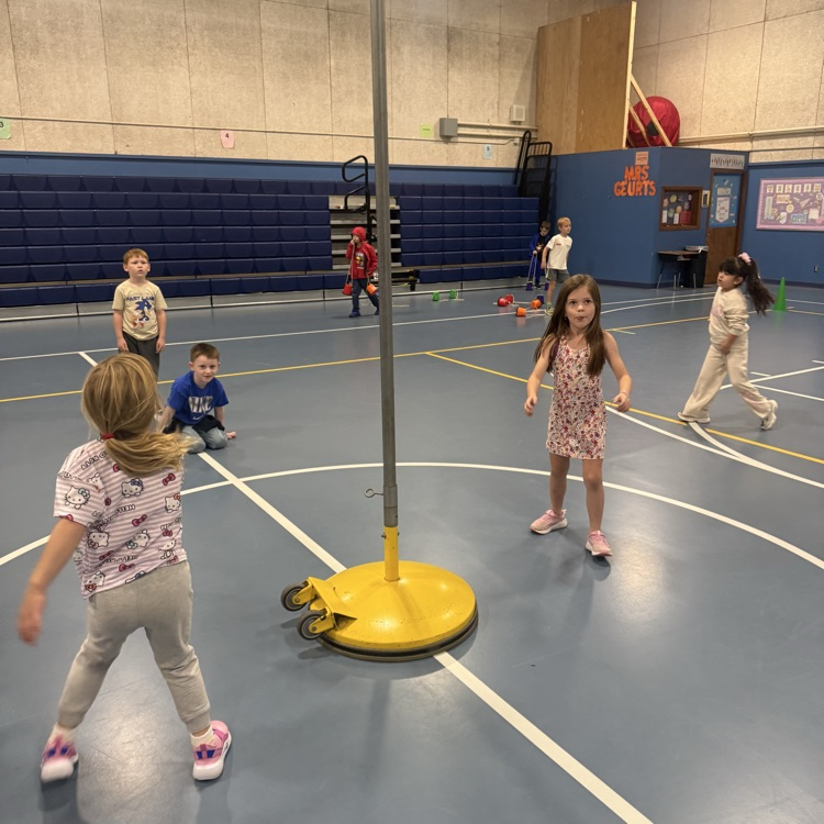 Students learn the recess rules in PE.