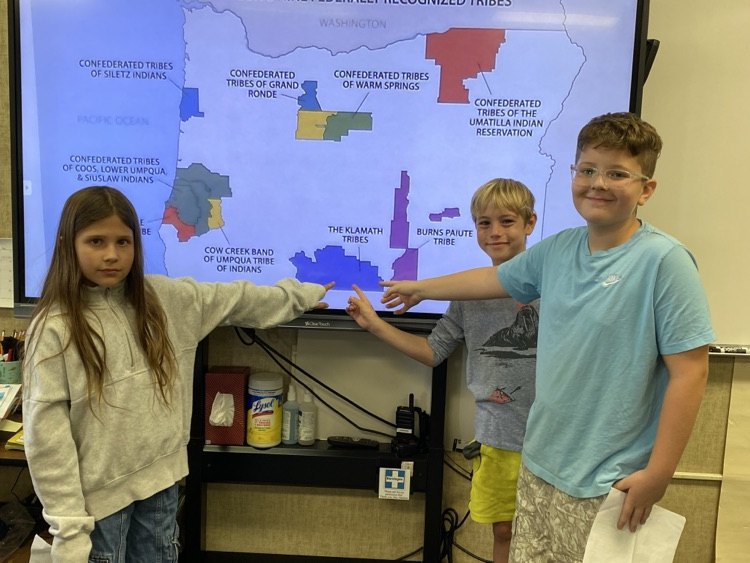 Students speak about the 9 Federally Recognized Confederated Tribes of Oregon 