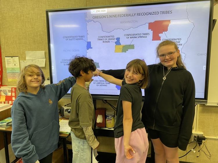 Students speak about the 9 Federally Recognized Confederated Tribes of Oregon 
