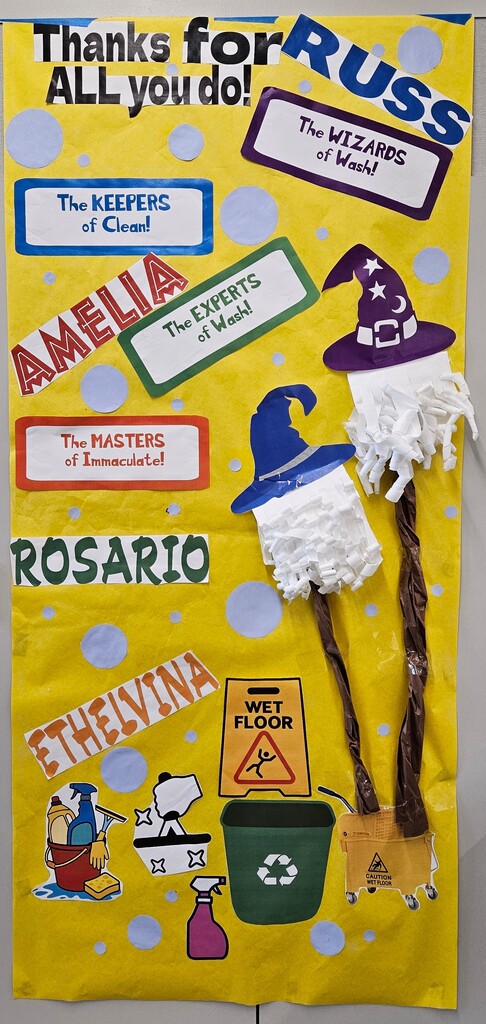 Thanks for ALL you do! Russ The Wizards of Wash, The Keepers of Clean Amelia The Experts of Wash, The Masters of Immaculate, Rosario Ethelvina