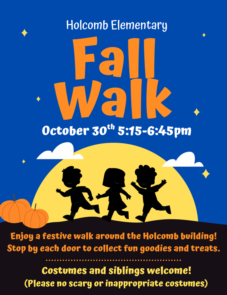 Holcomb Elementary Fall Walk