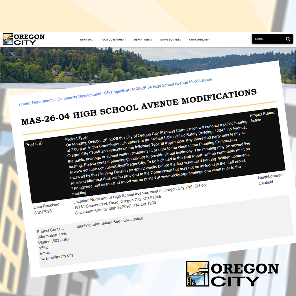Oregon City Meeting