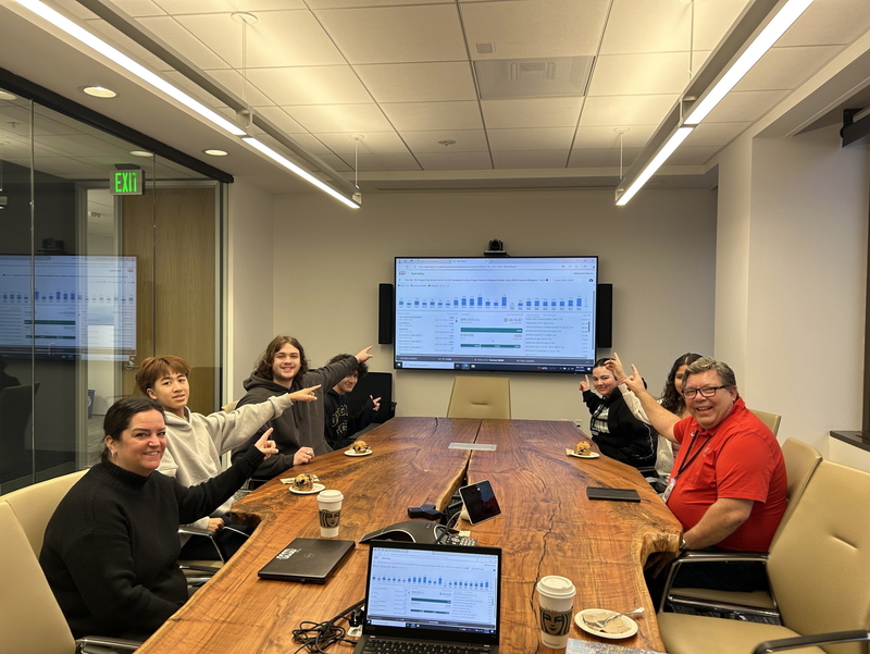 Students at Bond Sale