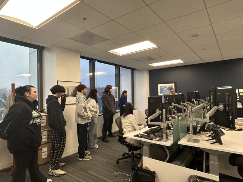 Students at Bond Sale