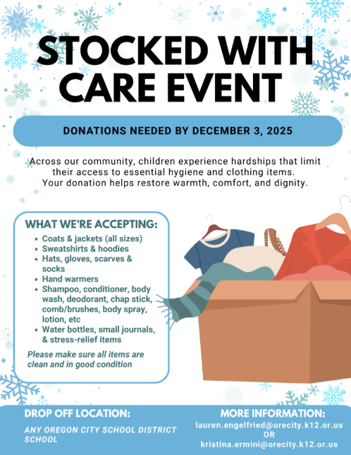 CLOTHING & HYGIENE ITEMS DRIVE in CAIS office