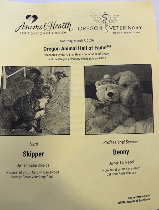 Photo of Benny and Skipper (program for event)