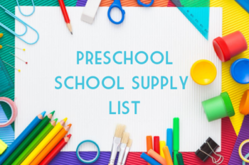 Preschool Supplies