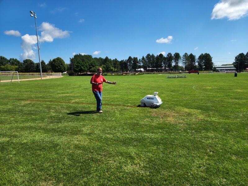 Ken and autonomous robot sprayer