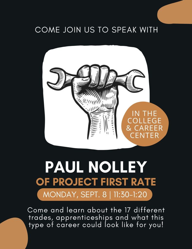 Image sharing Monday, Sept 8 as Paul Nolley of Prohect First Rate visit