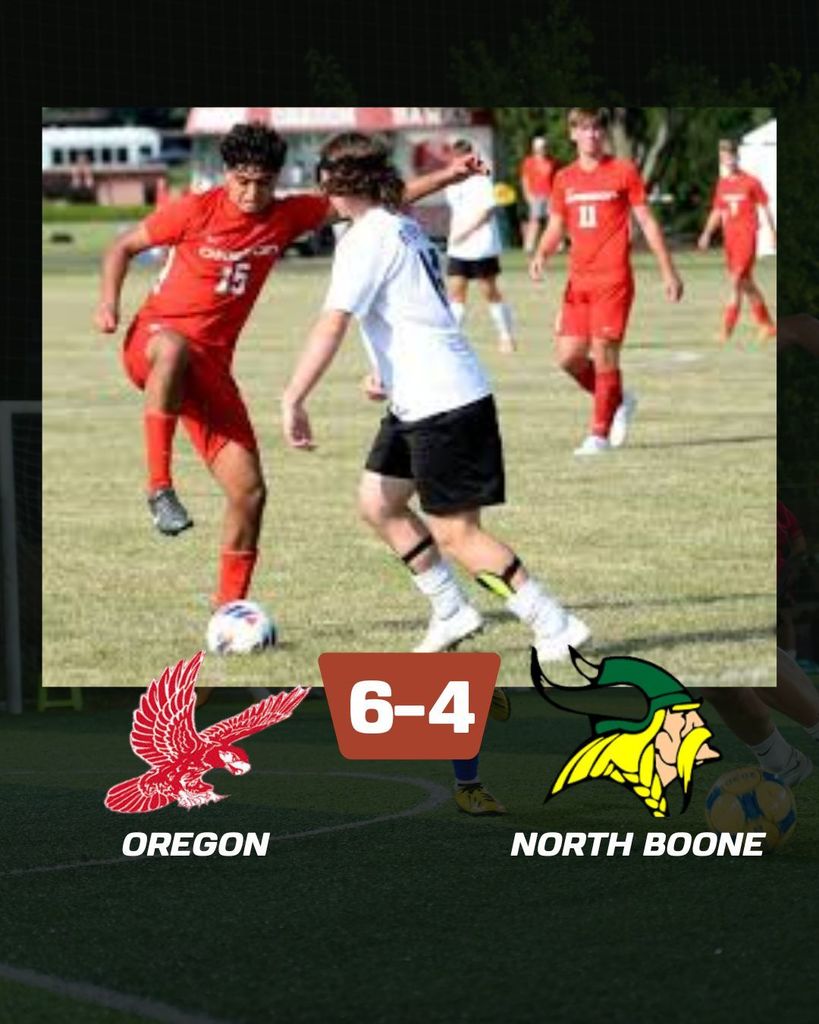Oregon 6, North Boone 4