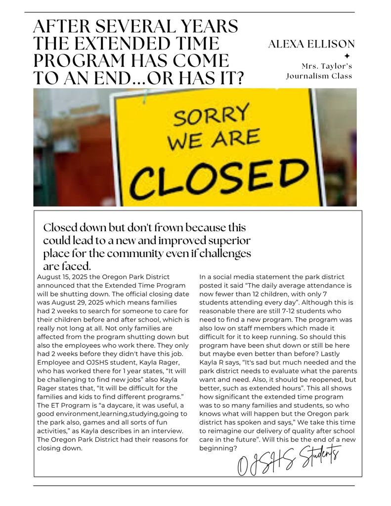 Journalism articles