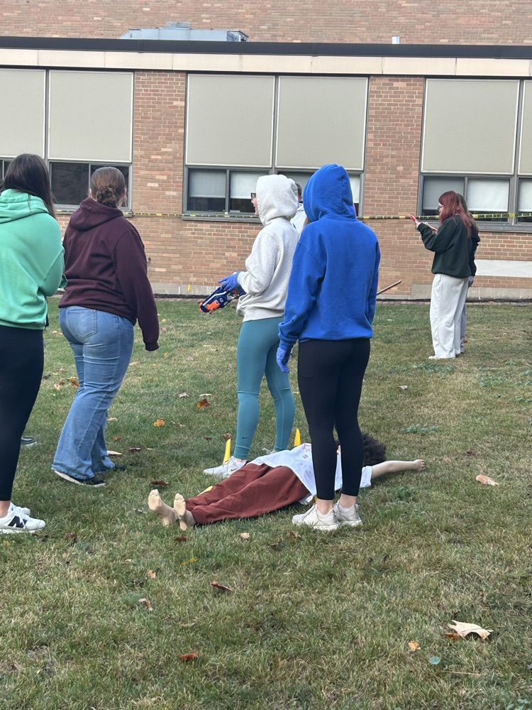 mock crime scene