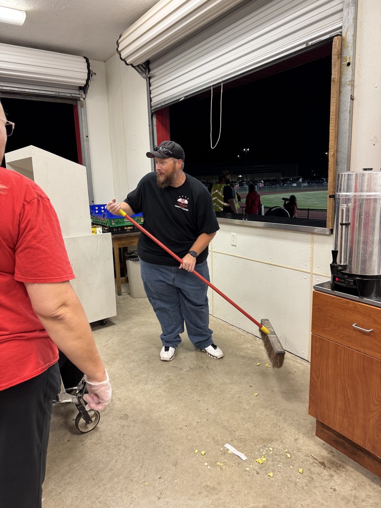 Transportation team doing concessions.