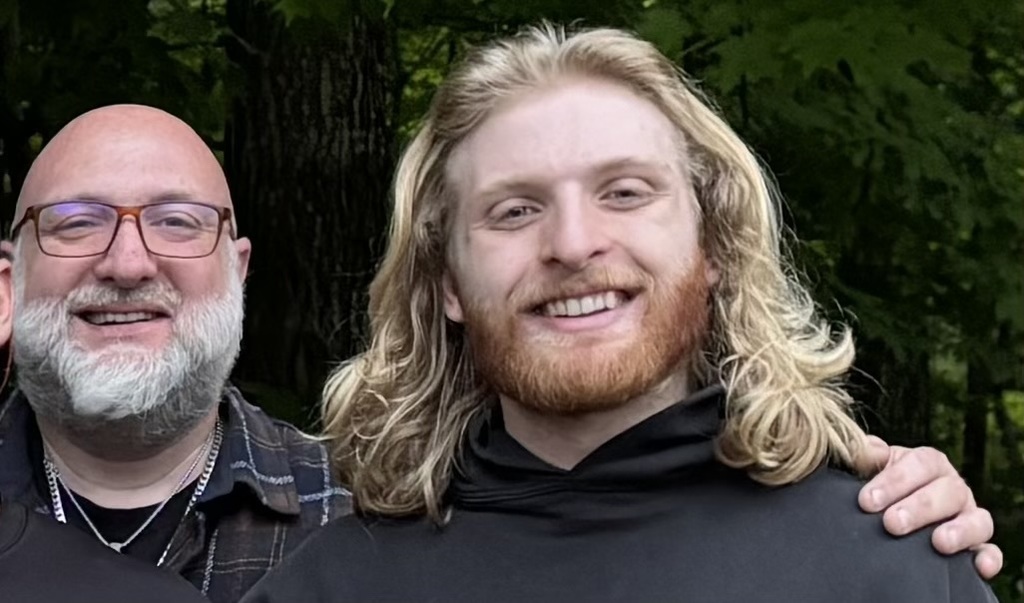 My eldest son, Titus. Yes, I am fully aware he looks like Thor!