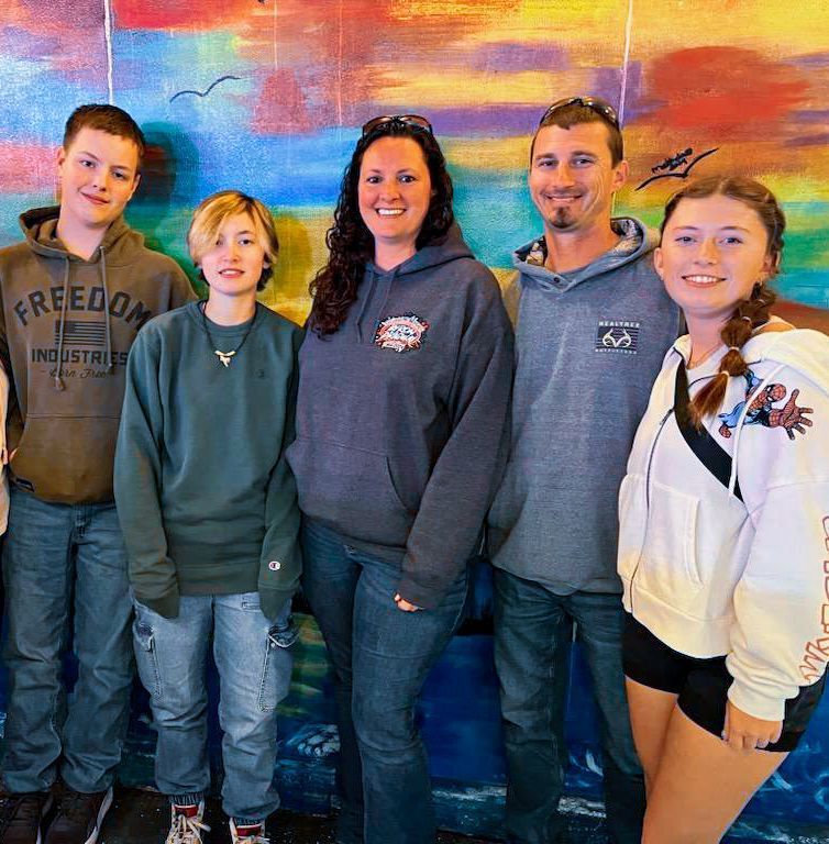 Liz's beautiful family.