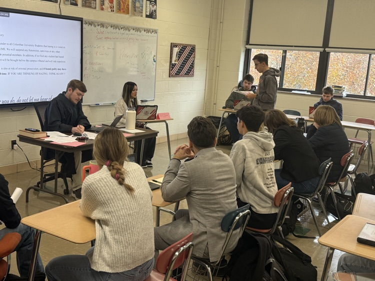 students in civics class 