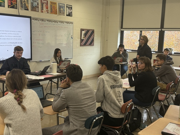 students in civics class 