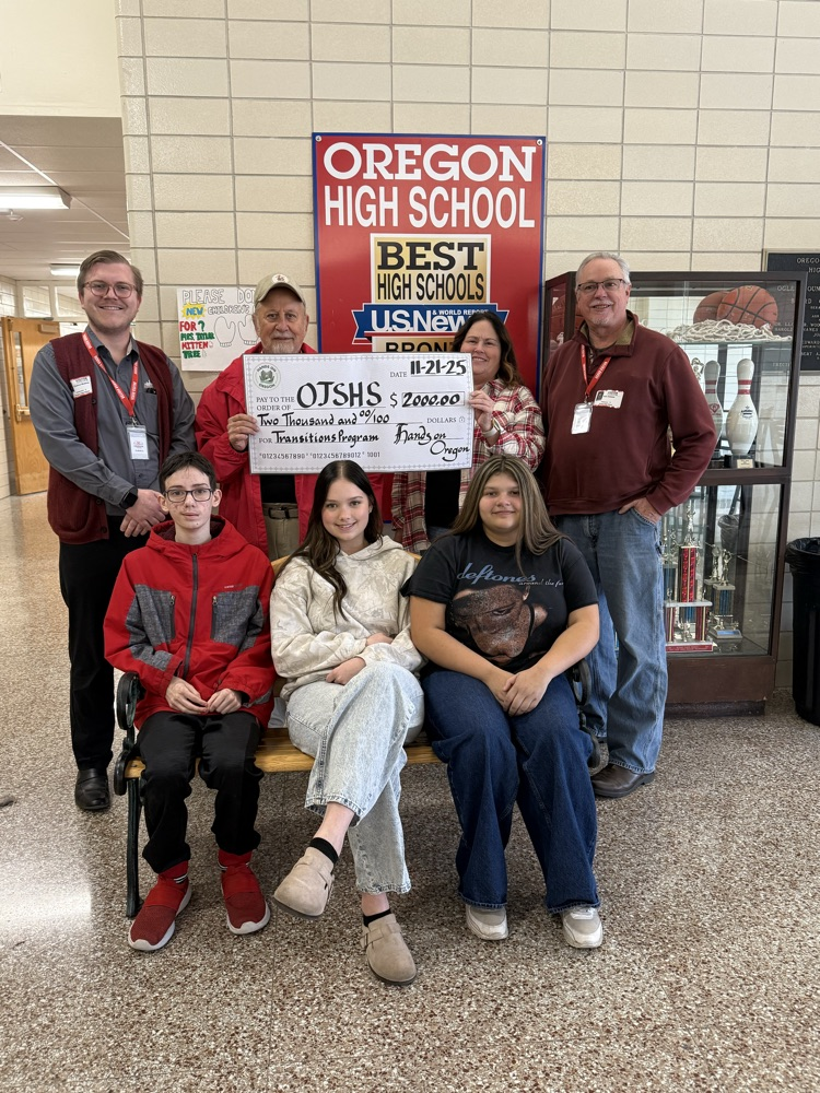 photo of check presentation 