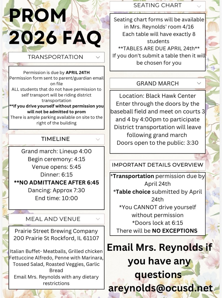 prom faq 