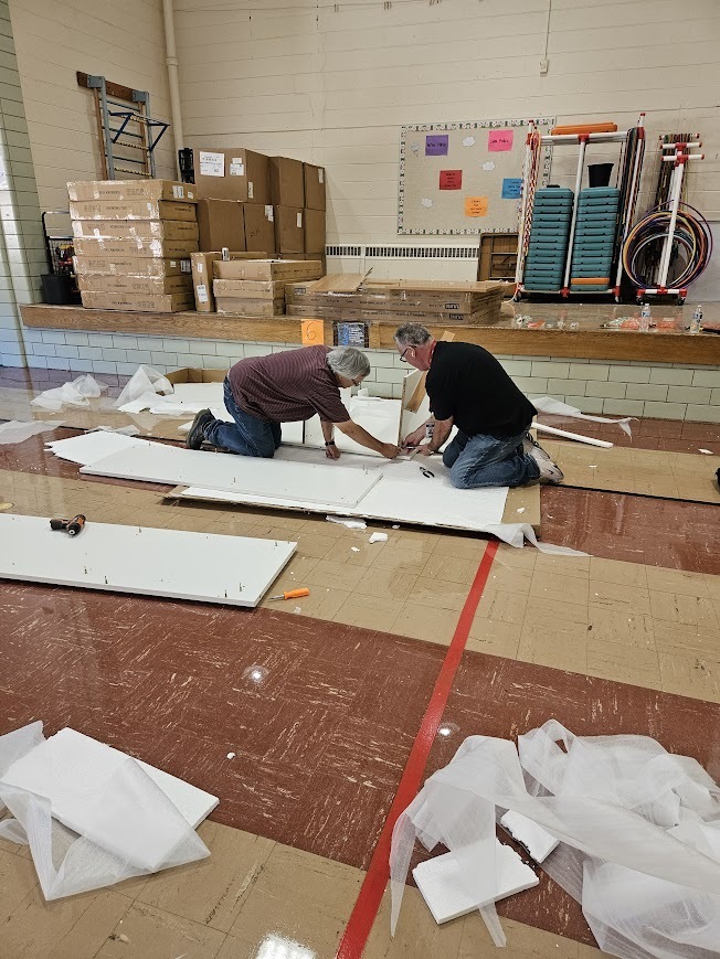 assembling furniture