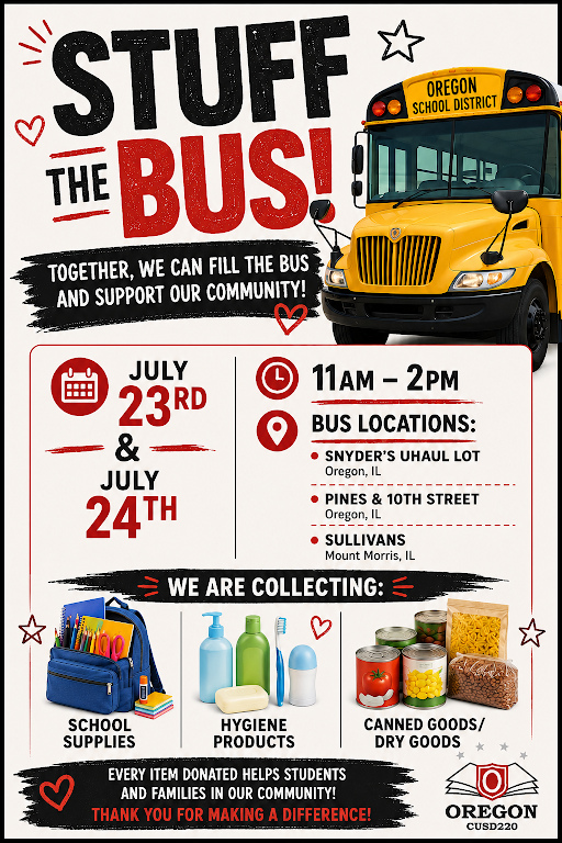 Stuff the Bus flyer