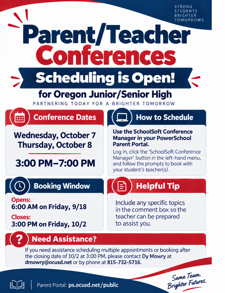 Information on signing up for Parent Teacher Conferences