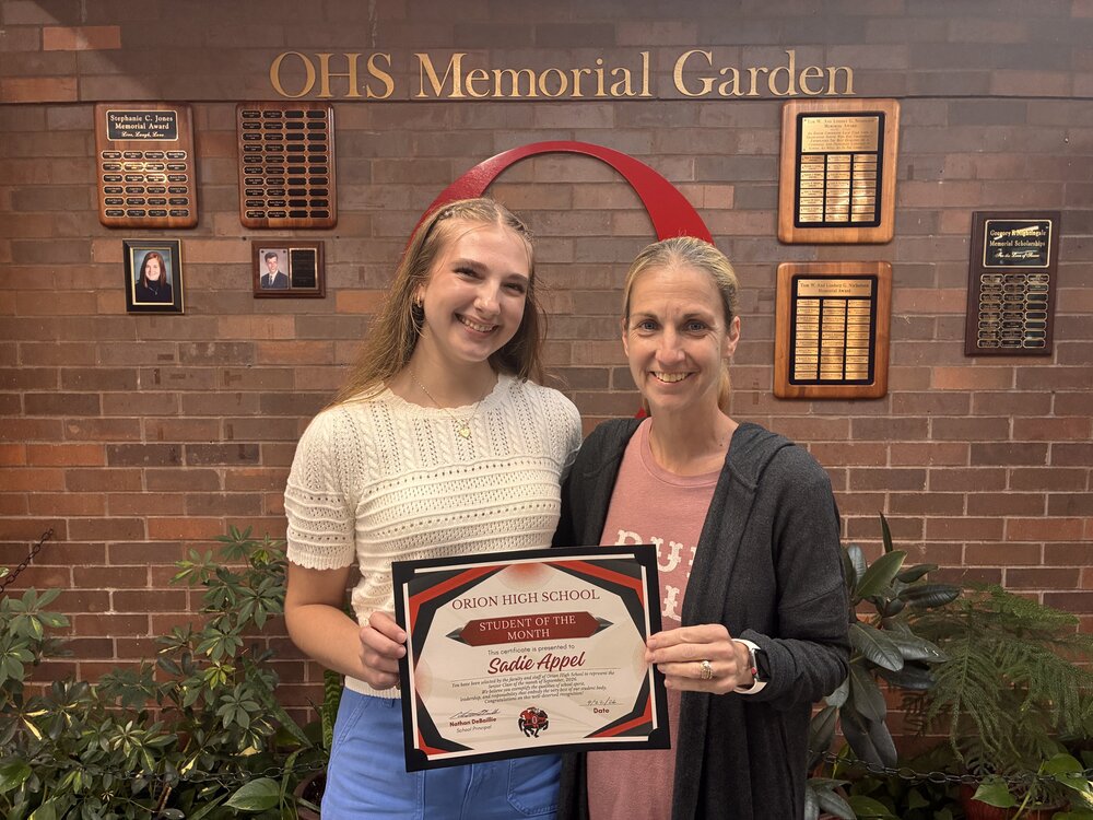 Student of the Month - Sadie