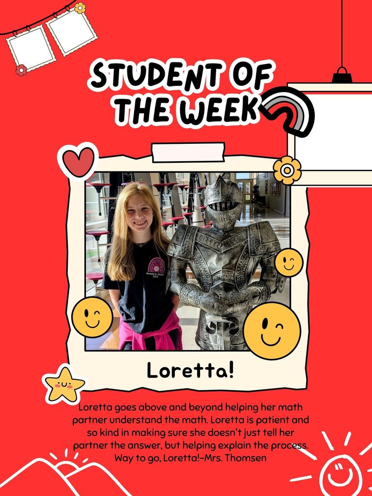 OMS Student of Week 8/25-8/29