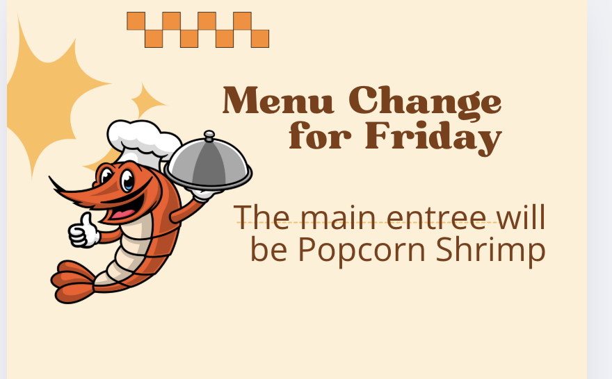Menu Change