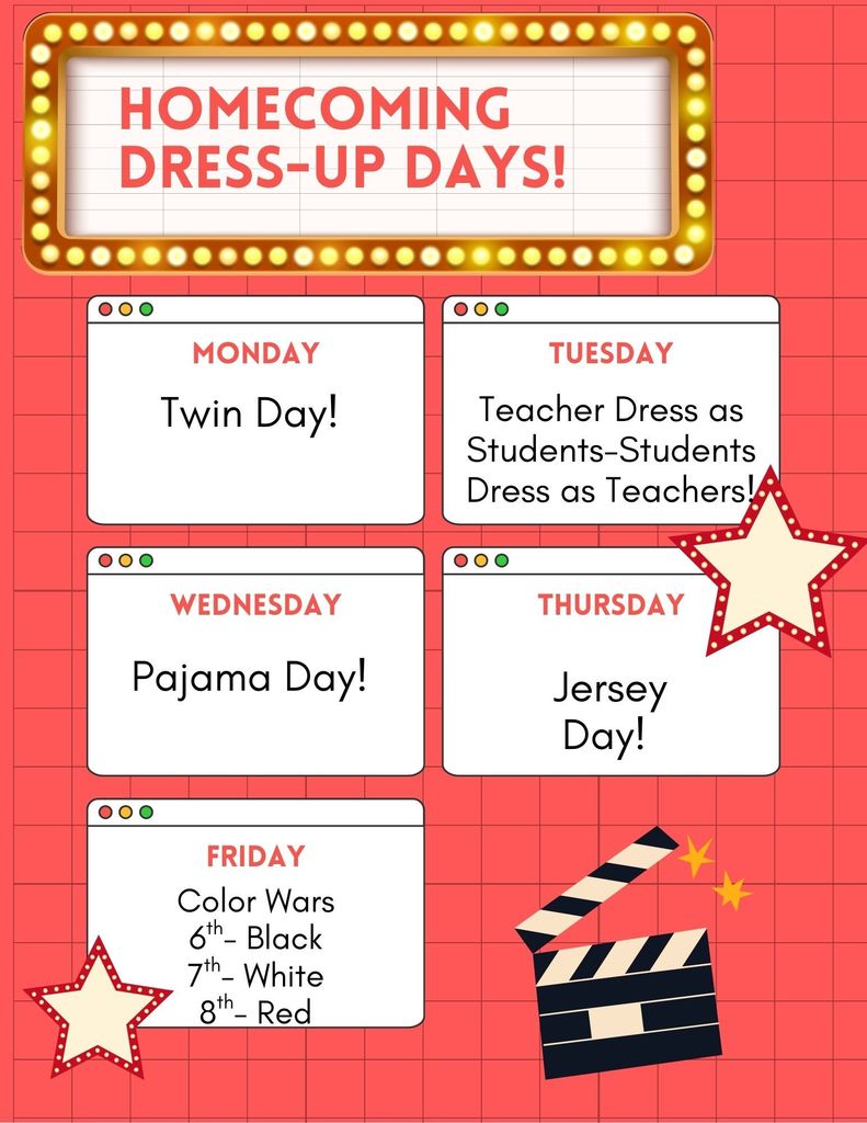 OMS Homecoming Dress Up Days