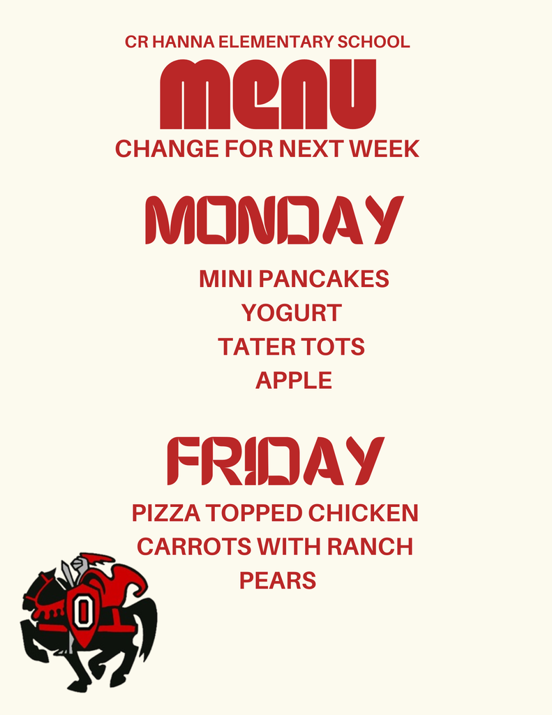 Menu Change