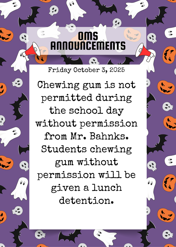 OMS Morning Announcements (14)